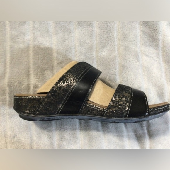 Romika Fidschi 22 Black Gold Women's Sandals EU 37 US 6 to 6.5 - Picture 11 of 13
